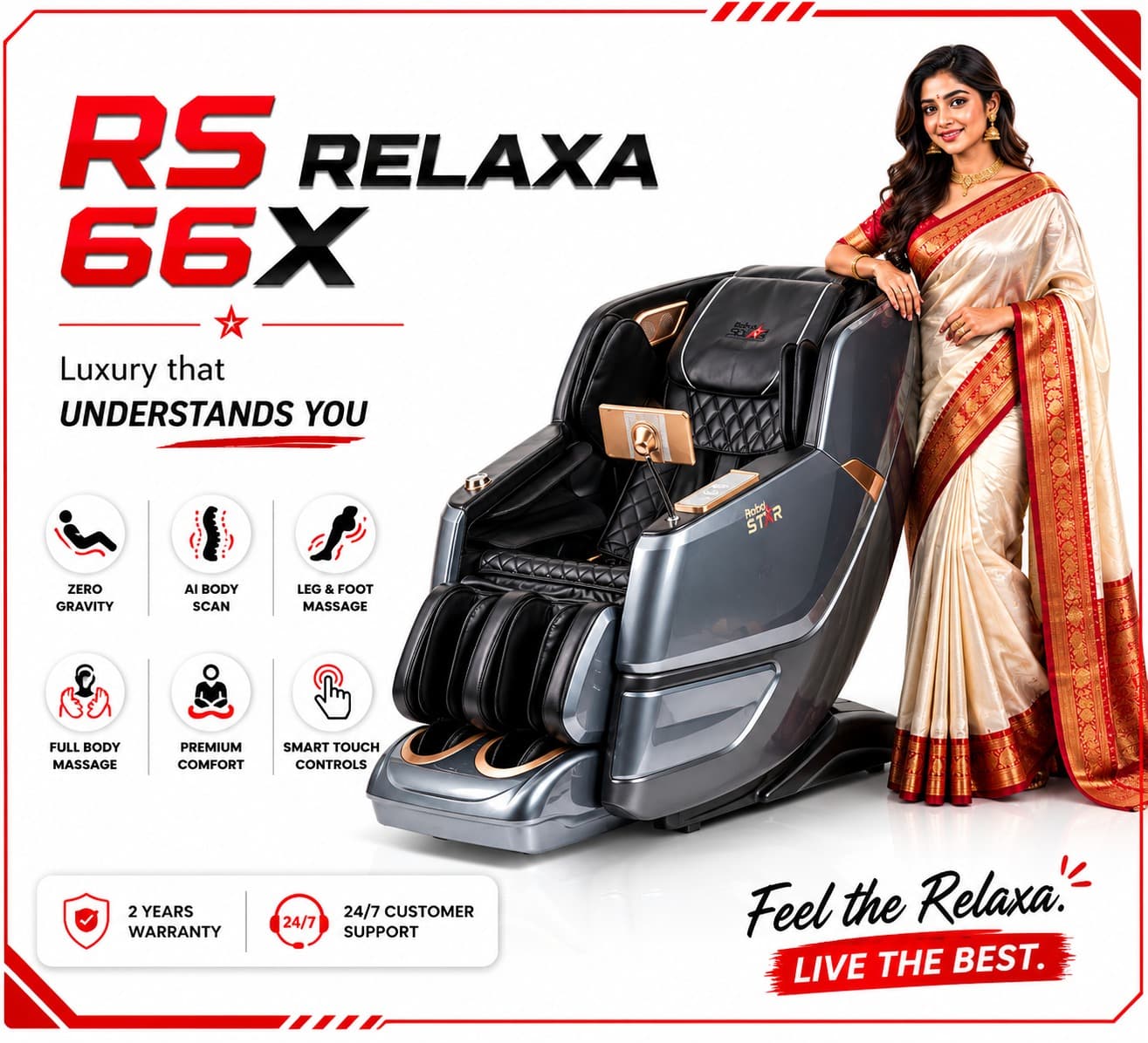 RS RELAXA 66X massage chair