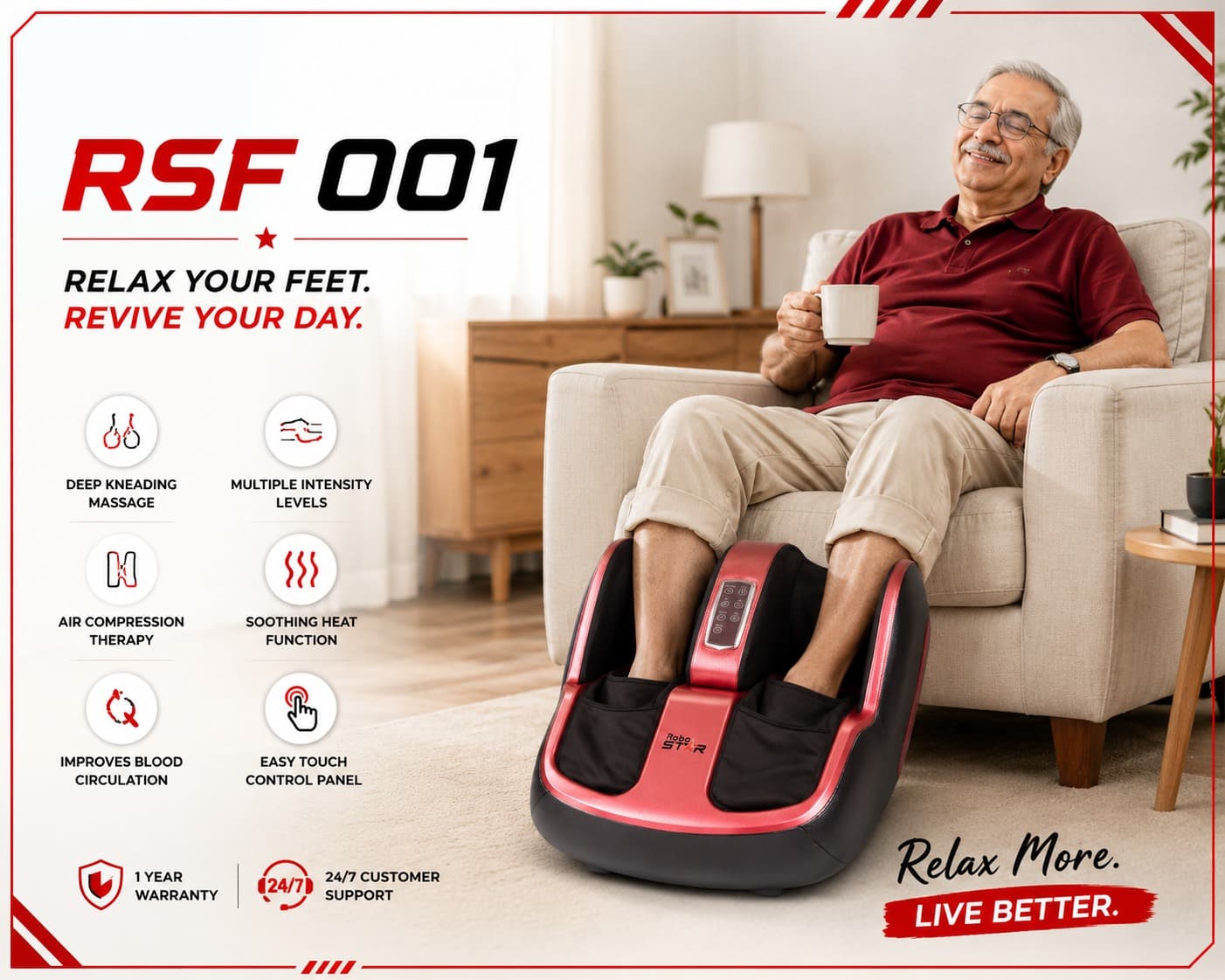 RSF 001 foot massager